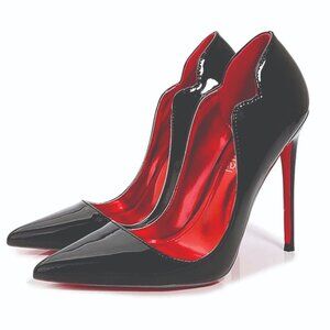 Patent Leather Pointy High Heel Shoes